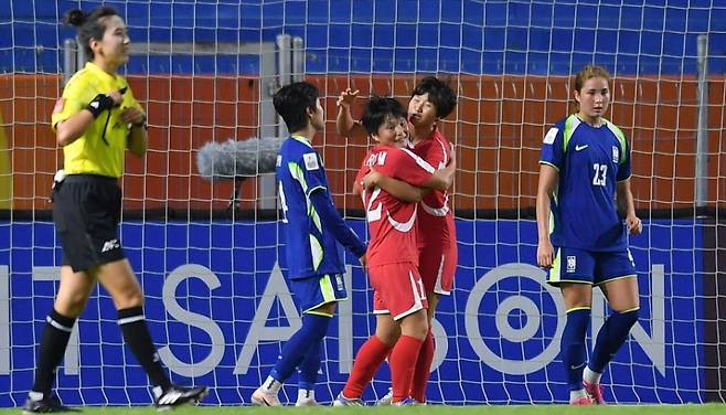 지난 8일 태국에서 열린 2026 아시아축구연맹(AFC) U20 여자 아시안컵 조별리그 한국과 북한의 경기 모습. /사진=AFC 제공