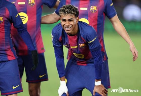 바르셀로나 공격수 라민 야말. /AFPBBNews=뉴스1