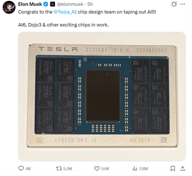 일론 머스크 테슬라 CEO가 자신의 ‘X(옛 트위터)’에 올린 게시물 내용. X 캡처