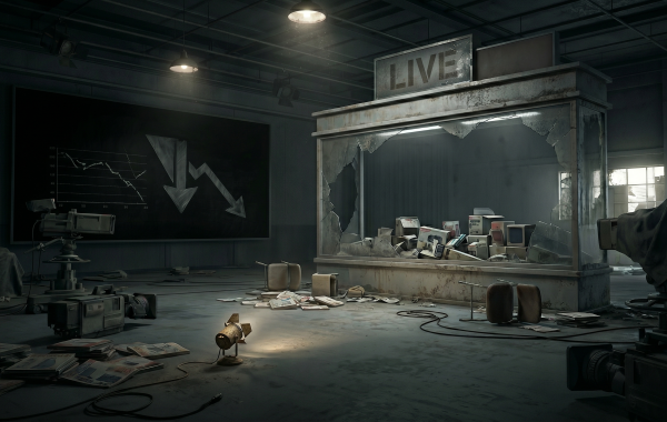 TV홈쇼핑 산업 거래액이 5년 연속 감소하며 본격적인 역성장 국면에 진입한 것으로 나타났다./이미지 생성=제미나이