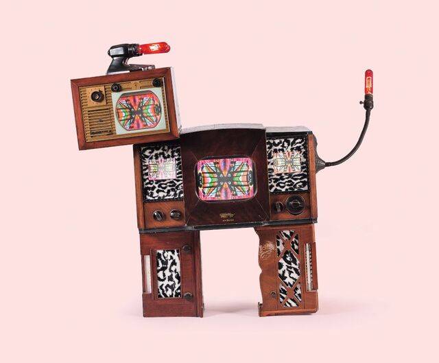 2017년 6억6000만원에 낙찰된 백남준의 ‘수사슴’. 서울옥션 제공