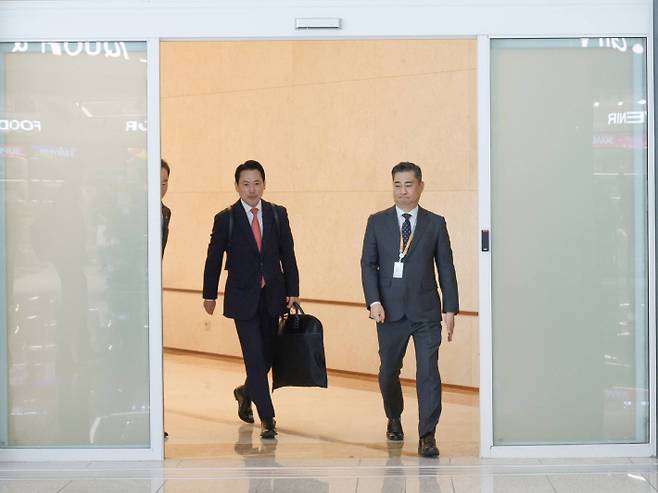 국민의힘 장동혁 대표는 지난 11일 미국 워싱턴DC로 출국했다고 12일 페이스북을 통해 밝혔다. 연합뉴스