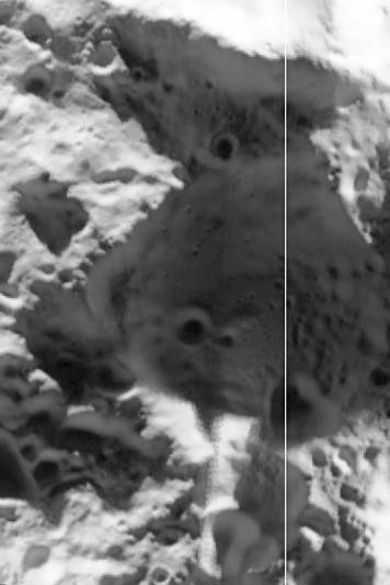 하워스 크레이터. 나사 제공