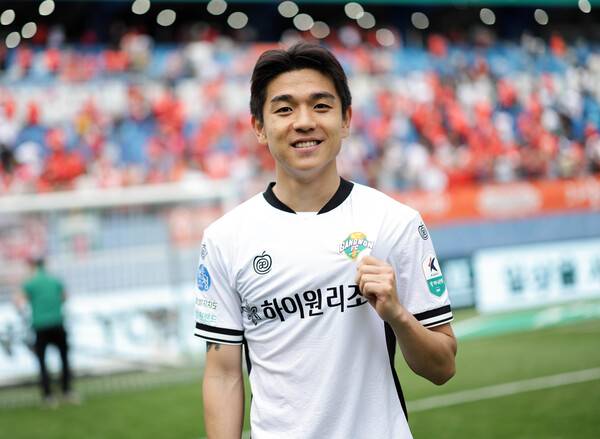 플레이어 오브 라운드 : 강원FC 역사에 이름 새긴 '김대원'...사진은 김대원 모습.(사진제공=한국프로축구연맹)