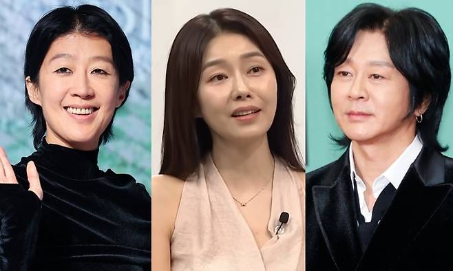 (왼쪽부터) 홍진경, 박탐희, 윤도현. 뉴스1·유튜브 채널 ‘새롭게하소서’ 캡처
