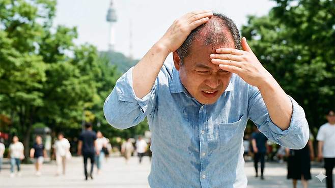 피부만큼 두피 자외선 차단도 중요하다|출처: 클립아트코리아