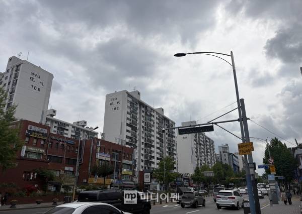 단지 인근 모습./사진=미디어펜 박소윤 기자