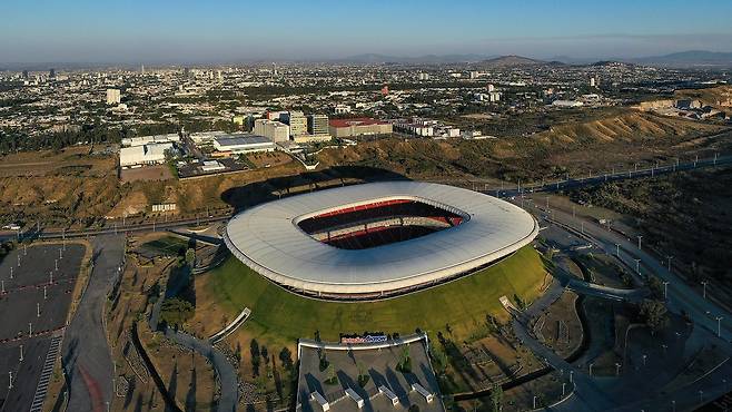 2026 북중미 월드컵에서 한국의 조별리그 1·2차전 경기가 열리는 멕시코 과달라하라 에스타디오 아크론. /FIFA