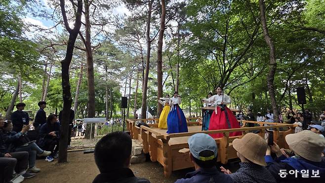 국가유산청의 ‘K-헤리티지’ 정원.