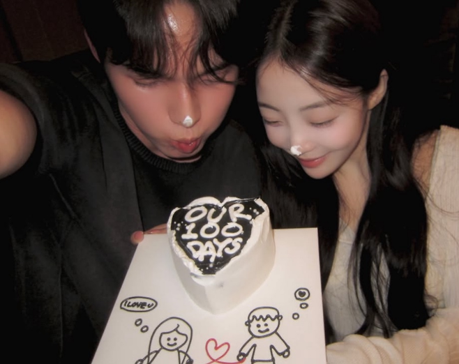 곽민경, 신승용 커플 인스타그램 캡처.