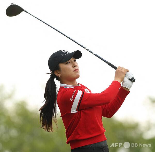 2026년 미국여자프로골프(LPGA) 투어 미즈호 아메리카스 오픈 우승에 도전하는 윤이나 프로가 3라운드에서 경기하는 모습이다. 사진제공=ⓒAFPBBNews = News1 (사진을 무단으로 사용하지 마십시오.)