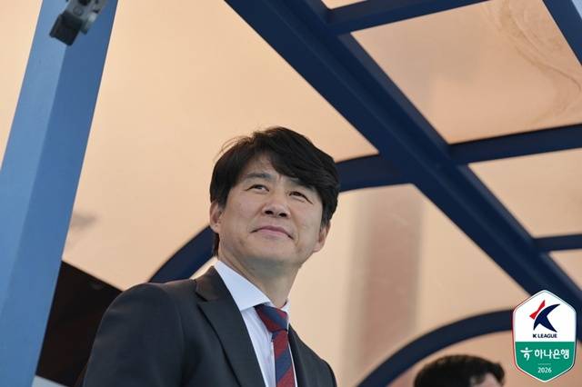 박건하 감독. /사진=한국프로축구연맹 제공