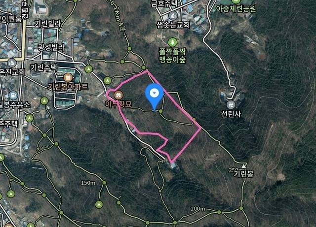 이두황 후손들이 보유하고 있는 것으로 알려진 땅. 사진=전북일보 DB.