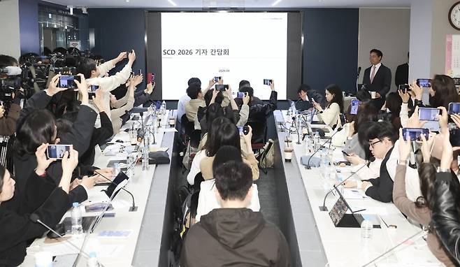 지난 4월 서울 서초구 삼천당제약 본사에서 열린 주가 조작 논란 관련 해명 기자간담회. 사진=한국경제