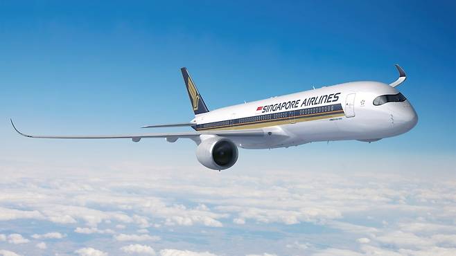 싱가포르항공의 A350-900 여객기(싱가포르항공 제공)