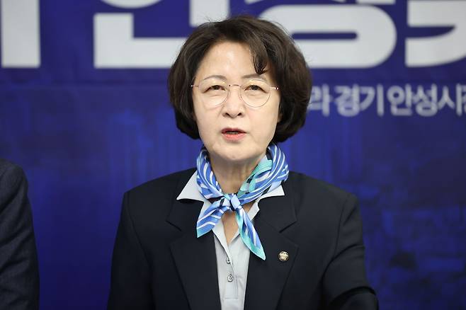 추미애 더불어민주당 경기지사 후보. 연합뉴스