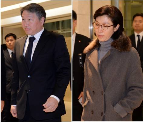 최태원 SK회장과 부인 노소영 아트센터 나비 관장 /사진=뉴스1