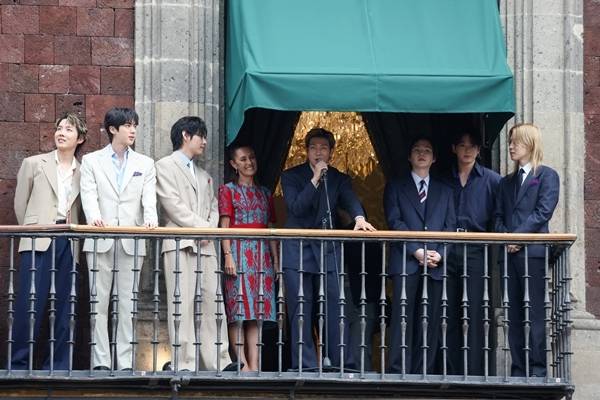 멕시코를 방문한 BTS. 사진=연합뉴스