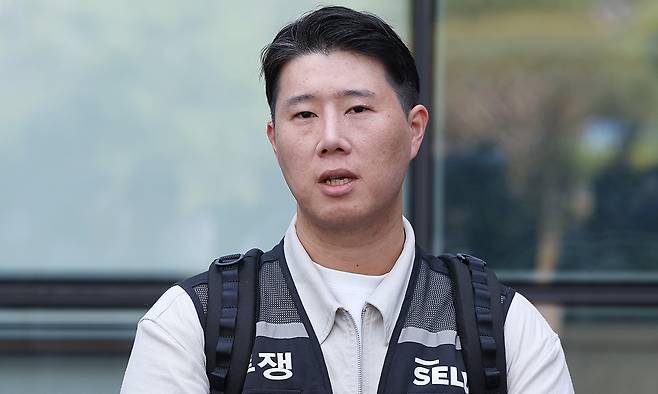 최승호 초기업노조 삼성전자지부 위원장. 연합뉴스