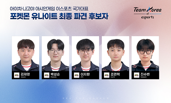 포켓몬 유나이트 최종 후보(이미지=협회 제공).