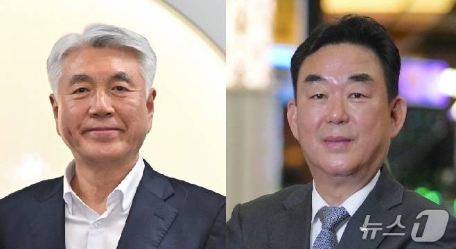 민선 9기 강원 정선군수 선거에 도전하는 최승준 더불어민주당 후보(왼쪽)와 최철규 국민의힘 후보. 사진은 정당 순. (재판매 및 DB금지)/뉴스1