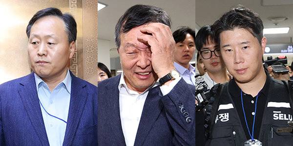 삼성전자 사측 대표교섭위원인 여명구 DS(반도체부문) 피플팀장 (왼쪽) / 박수근 중앙노동위원장 / 최승호 삼성그룹 초기업노동조합 삼성전자지부 위원장 2026.5.18 송은석 기자 silverstone@donga.com·뉴스1