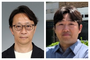 ▲ 스가사와 타이가 테크니컬 코치(왼쪽)와 김정우 U-18 감독. 강원FC 제공
