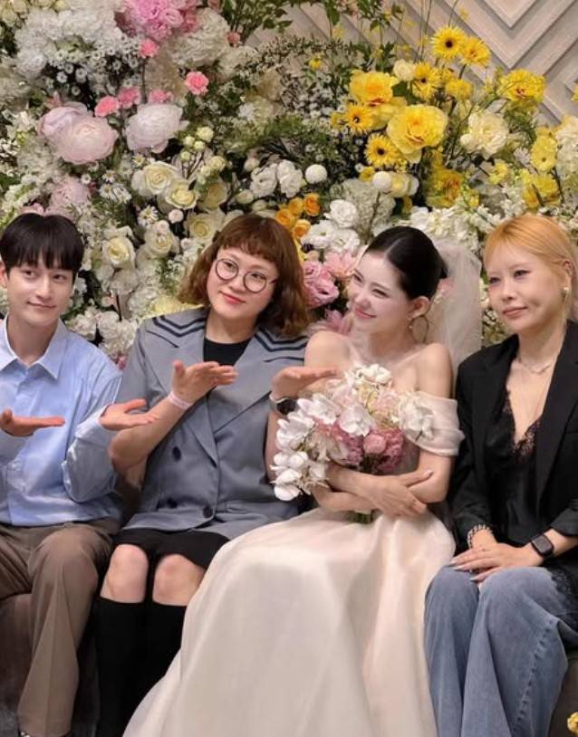 조수연, 최준희 결혼 축하……화기애애한 신부대기실 (출처:조수연인스타그램)
