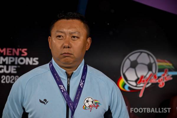 리유일 내고향여자축구단 감독. 서형권 기자