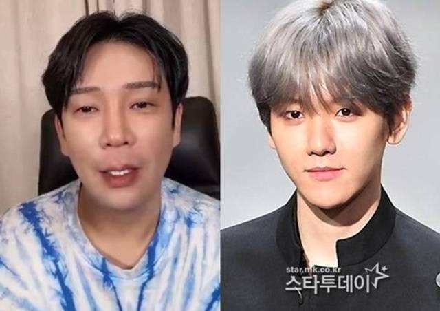 MC몽, 백현. 사진lMC몽 라이브 방송, 스타투데이DB