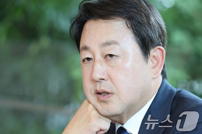 김용남 더불어민주당 경기 평택시을 국회의원 후보 ⓒ 뉴스1 신웅수 기자
