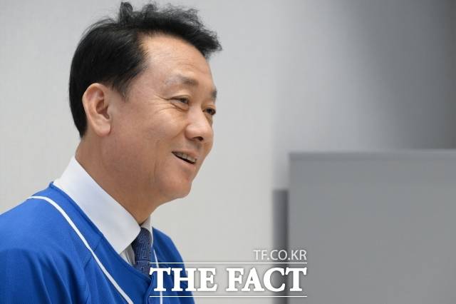 이이광재 더불어민주당 경기 하남갑 국회의원 후보는 네거티브 선거보다 현장 중심의 정정당당한 선거를 강조했다. /하남=김성렬 기자