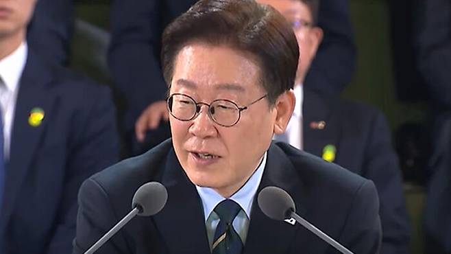 발언하는 이재명 대통령