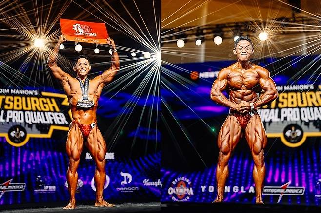 서울호서예전 정송영 교수 IFBB PRO 카드 획득