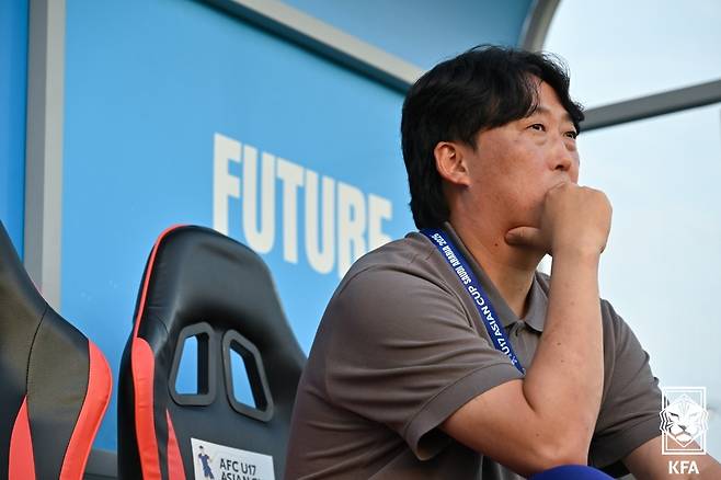 김현준 17세 이하(U17) 축구 대표팀 감독. /사진=대한축구협회 제공