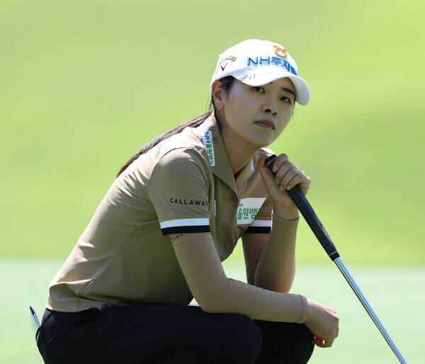 2026년 한국여자프로골프(KLPGA) 투어 제14회 E1채리티 오픈에 출전한 이가영 프로가 1라운드에서 경기하는 모습이다. 사진제공=KLPGA (사진을 무단으로 사용하지 마십시오.)
