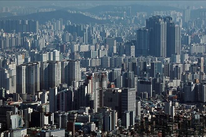 서울의 집합건물 중심지역 모습. 연합뉴스