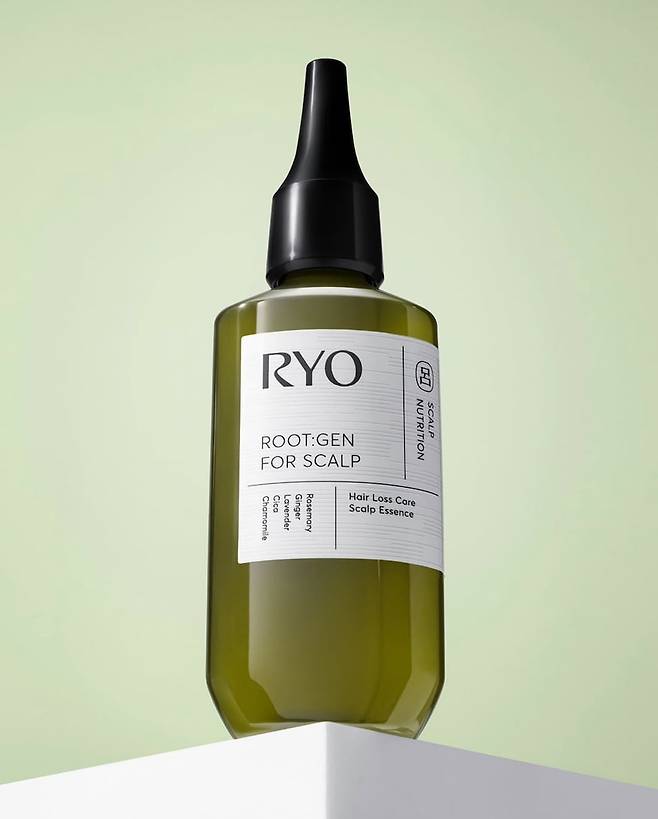 두피 연구와 전통 한방 성분을 결합해 북미 시장까지 영역을 확장한, 려(Ryo) ‘루트젠(Root:Gen) 스칼프 케어’ 라인.