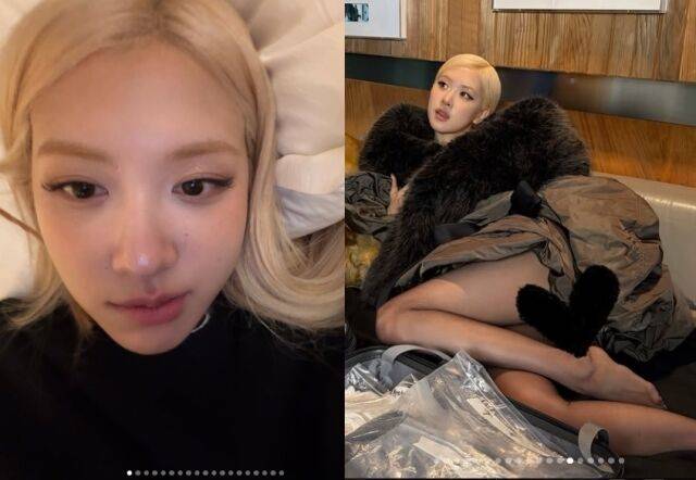 블랙핑크 로제는 청초함과 고혹함을 자유자재로 넘나드는 독보적인 비주얼을 자랑했다./로제 소셜미디어