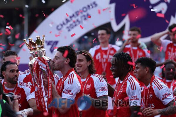 22년 만에 EPL 우승을 차지한 아스날. ⓒAFPBBNews = News1