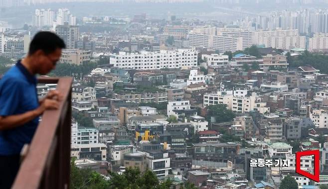 서울 남산에서 바라본 서울 시내 빌라촌. 2025.06.27 윤동주 기자