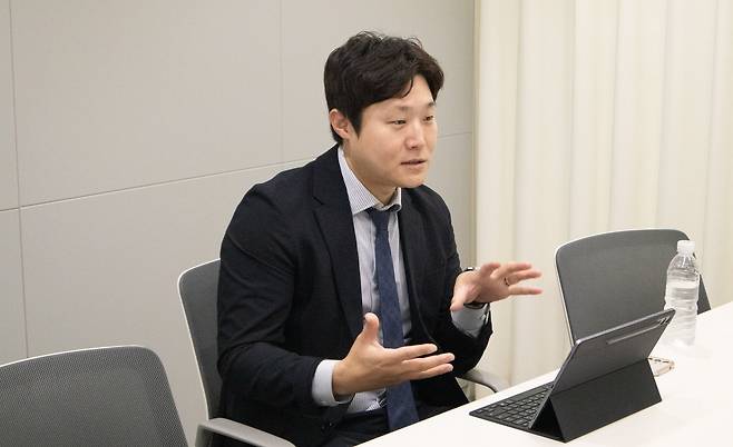 빈준길 뉴로핏 공동대표이사는 5월 13일 서울 강남구 뉴로핏 사무실에서 조선비즈와 만나 “올해 핵심 목표는 해외 사업 확대와 빅파마 협업을 실제 상업화 계약으로 발전시키는 것”이라고 말했다.