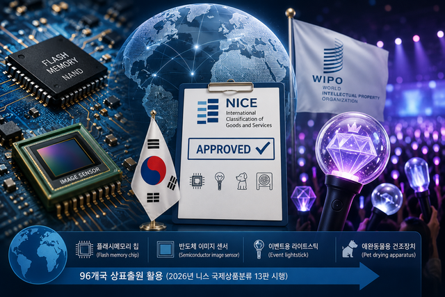 우리나라가 제안한 플래시 메모리 칩 등 14개 상품 명칭이 국제상품분류에 채택됐다. 챗GPT가 그린 일러스트.