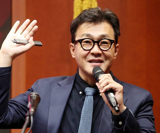 박세용 어센트 AI 대표가 2026 이데일리 IR 아카데미에서 강연을 진행 중이다. (사진=이데일리 김태형 기자)