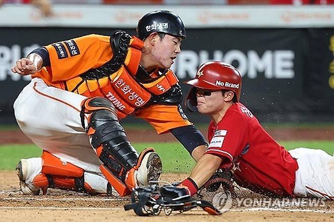 출처:연합뉴스 / 한화 포수 허인서