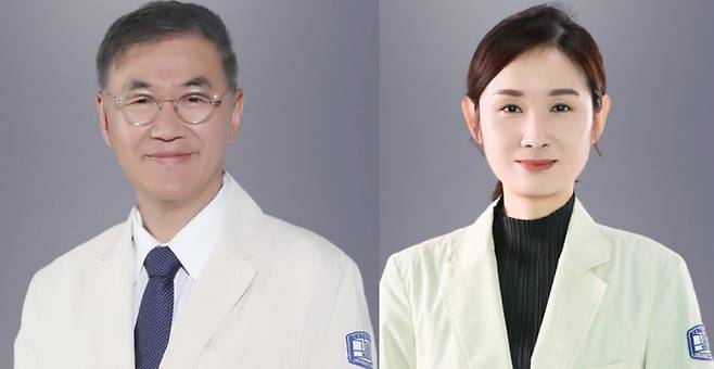 채정호(왼쪽부터) 정신건강의학과 교수, 태혜진 교수. 서울성모병원 제공.