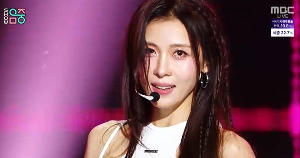 쇼 음악중심 하지원 / 사진=MBC 캡처