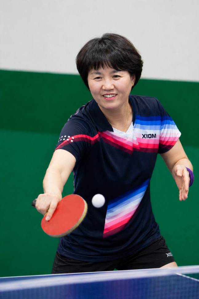 방정화 씨. /사진=대한탁구협회 제공