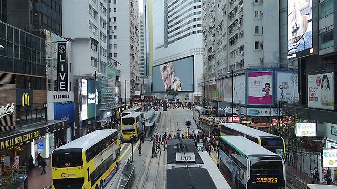 홍콩과 마카오의 올해 1분기 경제성장률이 호조세를 보였다. 홍콩 시내 전경.(사진=모션엘리먼츠)