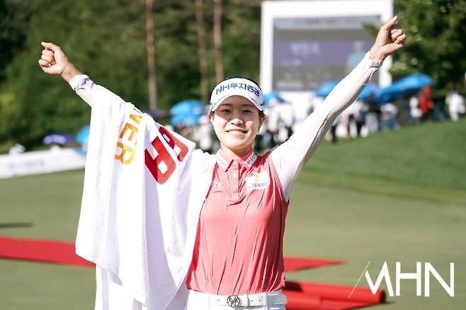 박민지가 31일 KLPGA 투어 통산 20승을 달성했다.